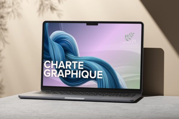 Charte graphique du Cabinet M, partenaire stratégique en intelligence artificielle, conçue par l’agence Bertin