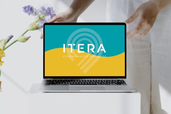 Identité visuelle d’ITERA Group, communauté engagée, conçue par l’agence Bertin